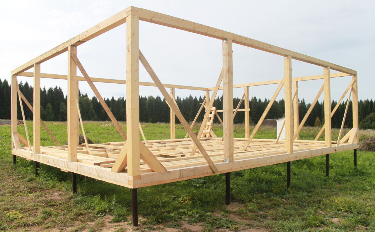 Построение деревянного дома своими руками